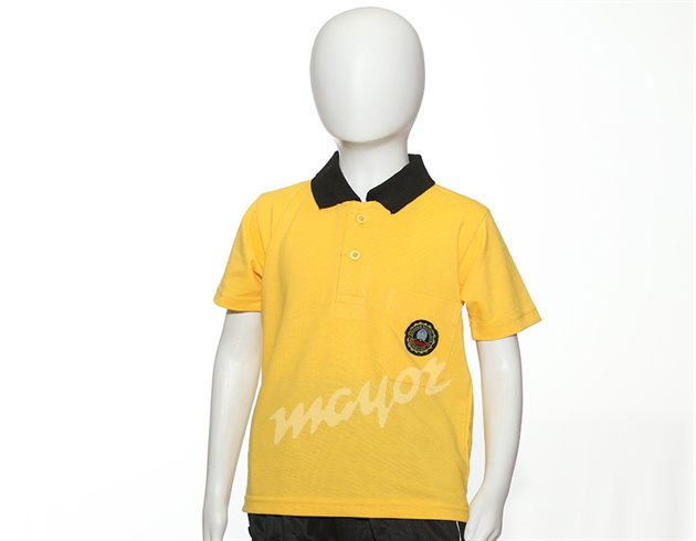 Summer Tshirt Halfsleeves Yellow